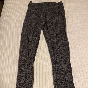 Lululemon Black and white speckled leggings